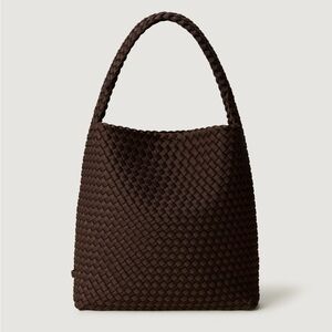 Naghedi Nomad Medium Hobo in Dark Brown